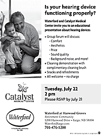hearing testing flyer